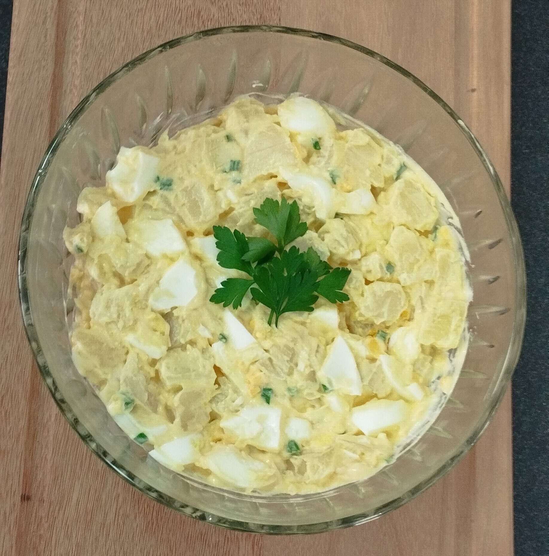 SALADA DE BATATA COM OVOS